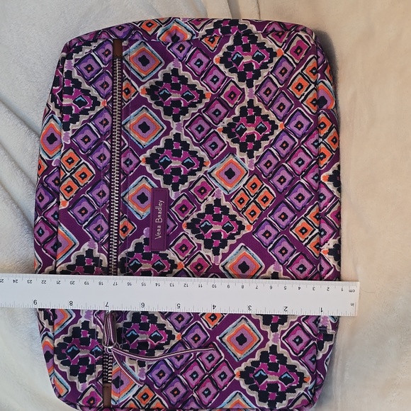 Vera Bradley Dream Diamonds Purple Geometric Seat Back Organizer. EUC - Picture 7 of 7
